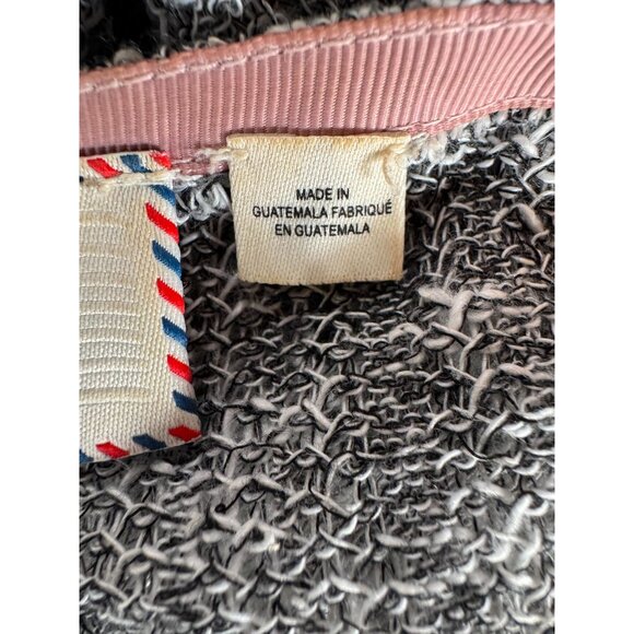 Anthropologie Gray Textured Knit Long Open Cardigan Large - Picture 7 of 16